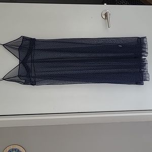 See-through polka dot dress